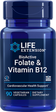 Load image into Gallery viewer, BioActive Folate & Vitamin B12, 90 vegetarian capsules - HENDRIKS SCIENTIFIC