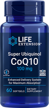 Load image into Gallery viewer, Super Ubiquinol CoQ10, 100 mg, 60 softgels - HENDRIKS SCIENTIFIC
