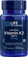Load image into Gallery viewer, Low Dose Vitamin K2, 45 mcg, 90 softgels - HENDRIKS SCIENTIFIC