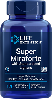 Super Miraforte with Standardized Lignans, 120 vegetarian capsules - HENDRIKS SCIENTIFIC
