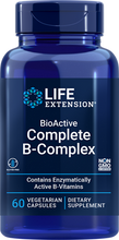 Load image into Gallery viewer, BioActive Complete B-Complex, 60 vegetarian capsules - HENDRIKS SCIENTIFIC