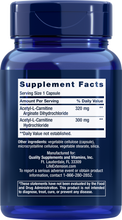 Load image into Gallery viewer, Acetyl-L-Carnitine Arginate, 90 vegetarian capsules - HENDRIKS SCIENTIFIC