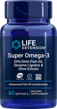 Load image into Gallery viewer, Super Omega-3 EPA-DHA Fish Oil, Sesame Lignans & Olive Extract, 60 softgels - HENDRIKS SCIENTIFIC