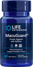 Load image into Gallery viewer, MacuGuard® Ocular Support with Saffron, 60 softgels - HENDRIKS SCIENTIFIC