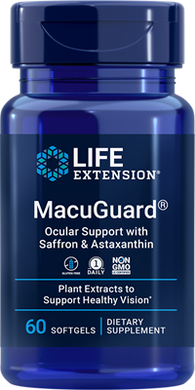 MacuGuard® Ocular Support with Saffron & Astaxanthin, 60 softgels - HENDRIKS SCIENTIFIC