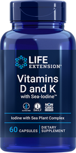 Load image into Gallery viewer, Vitamins D and K with Sea-Iodine™, 60 capsules - HENDRIKS SCIENTIFIC