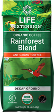 Load image into Gallery viewer, Rainforest Blend Decaf Ground Coffee, 12 oz - HENDRIKS SCIENTIFIC
