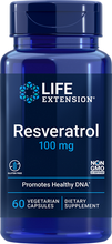 Load image into Gallery viewer, Resveratrol, 100 mg, 60 vegetarian capsules - HENDRIKS SCIENTIFIC