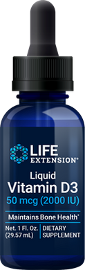 Liquid Vitamin D3, 50 mcg (2000 IU), 29.57 ml - HENDRIKS SCIENTIFIC