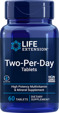 Two-Per-Day Tablets, 60 tablets - HENDRIKS SCIENTIFIC