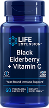 Load image into Gallery viewer, Black Elderberry + Vitamin C, 60 vegetarian capsules - HENDRIKS SCIENTIFIC
