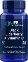 Load image into Gallery viewer, Black Elderberry + Vitamin C, 60 vegetarian capsules - HENDRIKS SCIENTIFIC