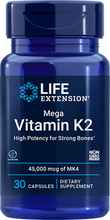Load image into Gallery viewer, Mega Vitamin K2, 45000 mcg (45 mg), 30 capsules - HENDRIKS SCIENTIFIC