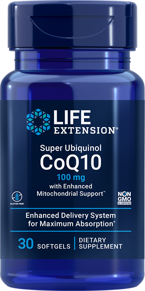 Super Ubiquinol CoQ10 with Enhanced Mitochondrial Support™, 100 mg, 30 softgels - HENDRIKS SCIENTIFIC