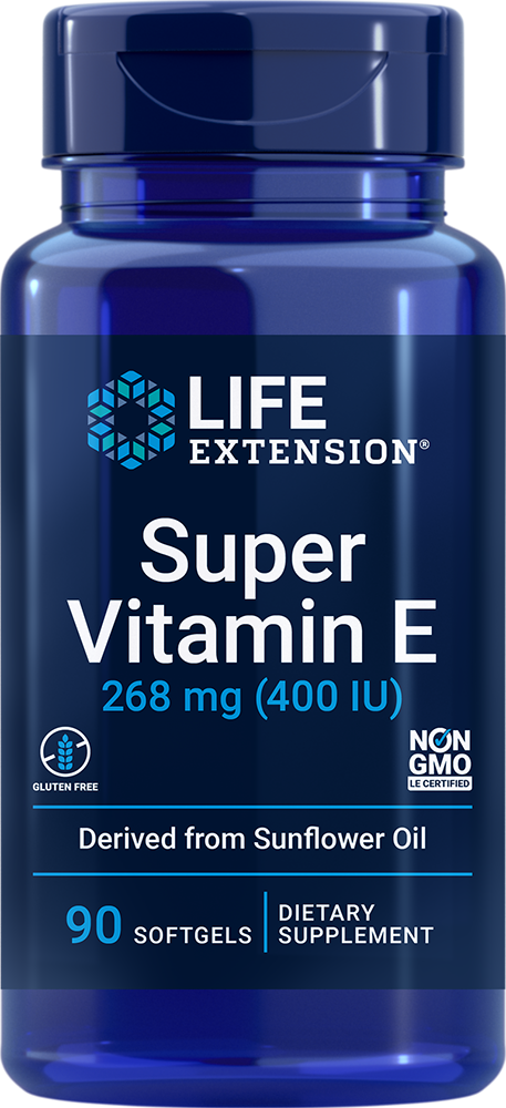 Super Vitamin E, 268 mg (400 IU), 90 softgels - HENDRIKS SCIENTIFIC