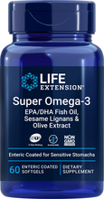 Load image into Gallery viewer, Super Omega-3 EPA-DHA Fish Oil, Sesame Lignans & Olive Extract (Enteric Coated), 60 enteric-coated softgels - HENDRIKS SCIENTIFIC