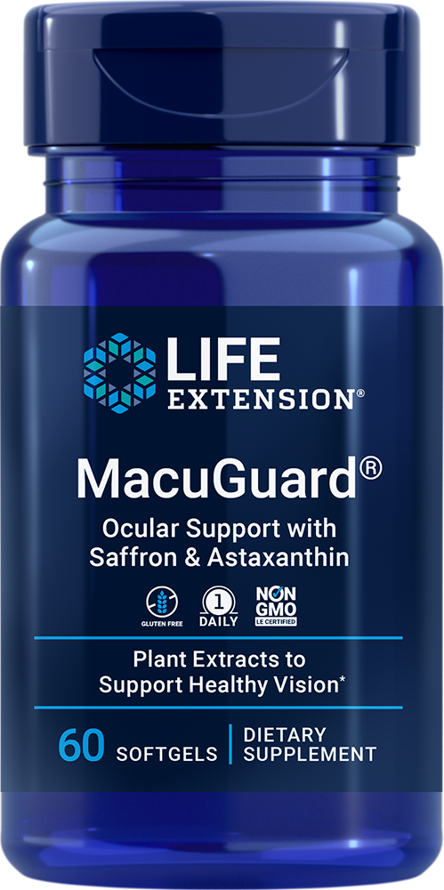 MacuGuard® Ocular Support with Saffron & Astaxanthin, 60 softgels - HENDRIKS SCIENTIFIC