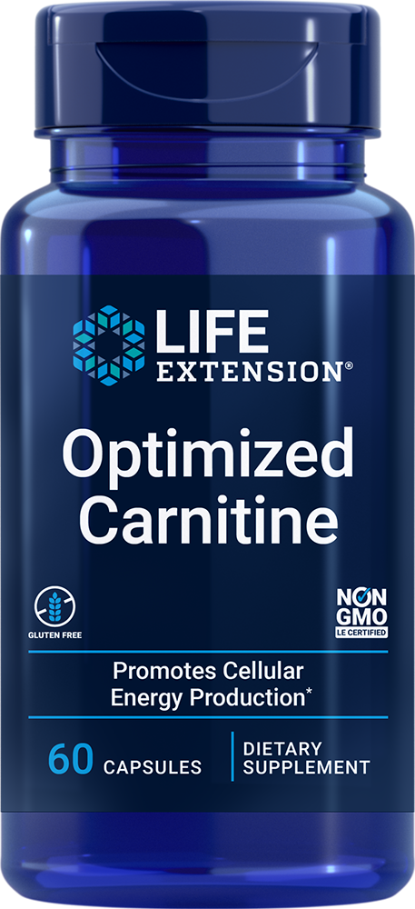 Optimized Carnitine, 60 vegetarian capsules - HENDRIKS SCIENTIFIC