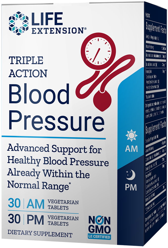 Triple Action Blood Pressure, 60 vegetarian tablets - HENDRIKS SCIENTIFIC