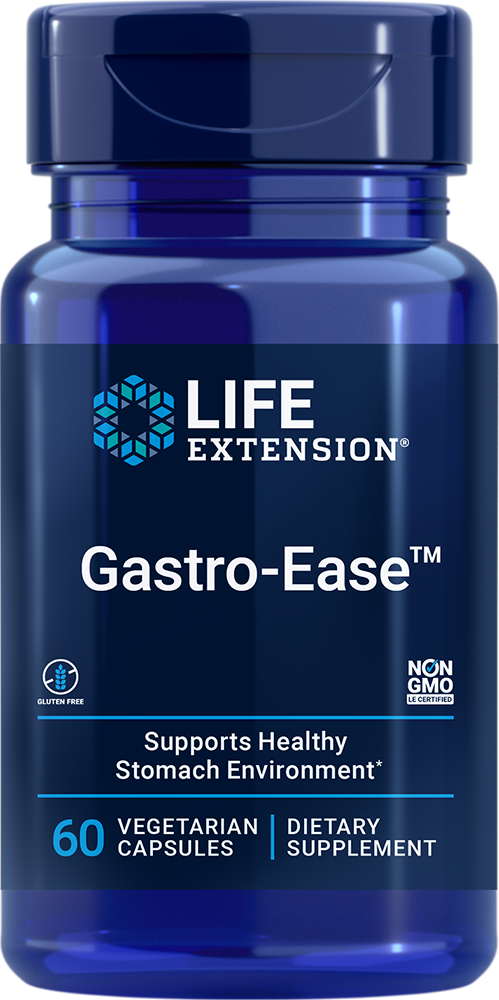 Gastro-Ease™, 60 vegetarian capsules - HENDRIKS SCIENTIFIC