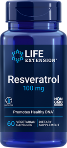 Resveratrol, 100 mg, 60 vegetarian capsules - HENDRIKS SCIENTIFIC