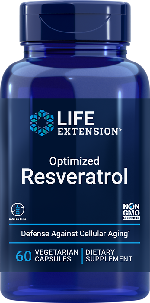 Optimized Resveratrol, 60 vegetarian capsules - HENDRIKS SCIENTIFIC