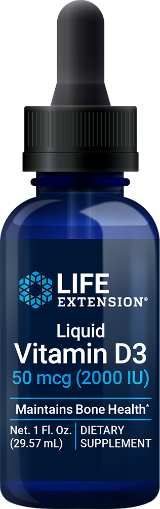 Liquid Vitamin D3, 50 mcg (2000 IU), 29.57 ml - HENDRIKS SCIENTIFIC