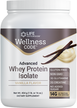 Load image into Gallery viewer, Wellness Code® Advanced Whey Protein Isolate (Vanilla), 454 grams - HENDRIKS SCIENTIFIC