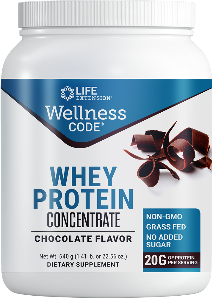 Wellness Code® Whey Protein Concentrate (Chocolate), 640 grams - HENDRIKS SCIENTIFIC