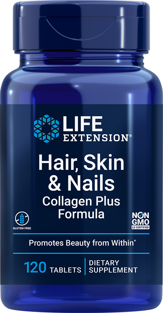 Hair, Skin & Nails Collagen Plus Formula - 120 tablets - HENDRIKS SCIENTIFIC