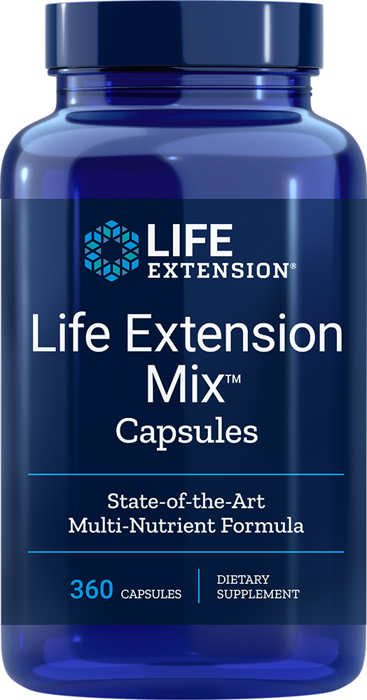 Life Extension Mix™ Capsules, 360 capsules - HENDRIKS SCIENTIFIC