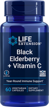 Load image into Gallery viewer, Black Elderberry + Vitamin C, 60 vegetarian capsules - HENDRIKS SCIENTIFIC
