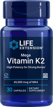 Load image into Gallery viewer, Mega Vitamin K2, 45000 mcg (45 mg), 30 capsules - HENDRIKS SCIENTIFIC