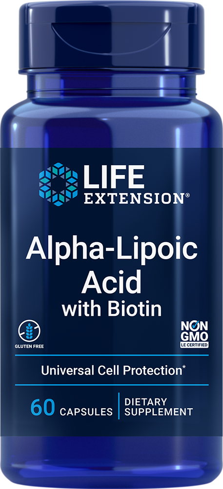 Alpha-Lipoic Acid with Biotin - 60 caps