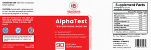 AlphaTest Testosterone Booster - 90 caps