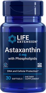 Astaxanthin with Phospholipids, 4 mg, 30 softgels - HENDRIKS SCIENTIFIC