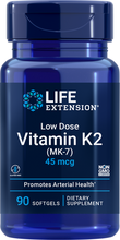 Load image into Gallery viewer, Low Dose Vitamin K2, 45 mcg, 90 softgels - HENDRIKS SCIENTIFIC
