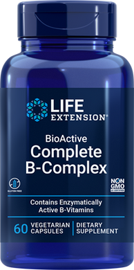 BioActive Complete B-Complex, 60 vegetarian capsules - HENDRIKS SCIENTIFIC