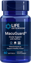 Load image into Gallery viewer, MacuGuard® Ocular Support with Saffron, 60 softgels - HENDRIKS SCIENTIFIC
