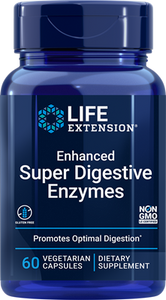 Enhanced Super Digestive Enzymes, 60 vegetarian capsules - HENDRIKS SCIENTIFIC