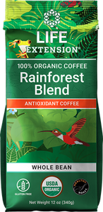 Rainforest Blend Whole Bean Coffee, 12 oz - HENDRIKS SCIENTIFIC