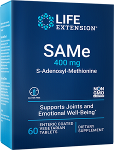 SAMe, 400 mg, 60 enteric-coated vegetarian tablet - HENDRIKS SCIENTIFIC