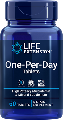 One-Per-Day Tablets, 60 tablets - HENDRIKS SCIENTIFIC