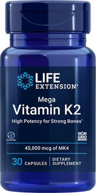 Mega Vitamin K2, 45000 mcg (45 mg), 30 capsules - HENDRIKS SCIENTIFIC