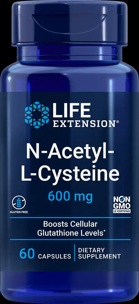 N-Acetyl-L-Cysteine (NAC), 600 mg - 60 capsules
