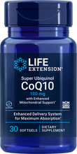 Load image into Gallery viewer, Super Ubiquinol CoQ10 with Enhanced Mitochondrial Support™, 100 mg, 30 softgels - HENDRIKS SCIENTIFIC
