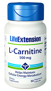 L-Carnitine 500 mg - 30 caps - HENDRIKS SCIENTIFIC