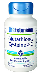 Glutathione, Cysteine & C | 100 vegetarian capsules - HENDRIKS SCIENTIFIC