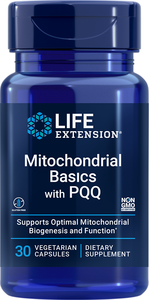 Mitochondrial Basics with PQQ, 30 vegetarian capsules - HENDRIKS SCIENTIFIC