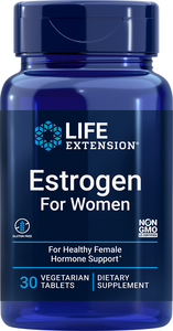 Estrogen For Women, 30 vegetarian tablets - HENDRIKS SCIENTIFIC